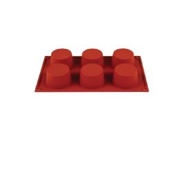 Moule à pâtisserie - 6 muffins - H 4 x 17,5 x 30 CM - Silicone - Pavoni - N933