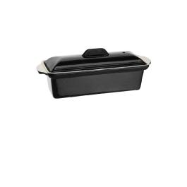 Moule à Pate - 1,3 Litre - Noir - H 9 x 31 x 10 CM - Fonte - Vogue - U559