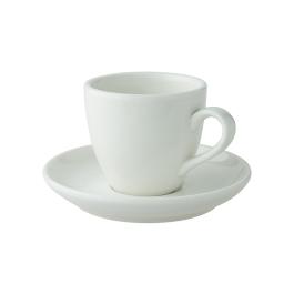 Tasse et soucoupe expresso - 8 CL - Blanc - 12 pièces - Palmer - Robusta - 129279