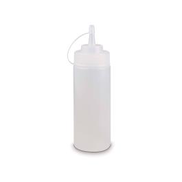 Bouteille à presser - 10 pièces - 0,68 litre - Transparent / Blanc - Vogue - 517344