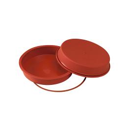 Moule à gâteau Cake - 0,26 KG - Silicone - Rouge - 1,05 Litre - -60°C / +230°C - Silikomart - 070090