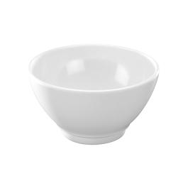 Plat de service - H 7 CM - 0,125 KG - Ø12,5 CM - Mélamine - Blanc - 0,42 Litre - WACA - 937830