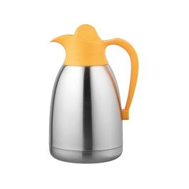 Pichet isotherme - H 26 CM - 0.65 KG - acier inoxydable 18/10 - Jaune - 1.5 Litre - 595015