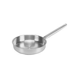 Poêle Lyonnaise - H 6 CM - 1 755 KG - Ø28 CM - Inox 18/10 - 3,7 Litre - Pujadas - 720051
