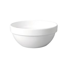Plat de service - H 9,2 CM - 0,36 KG - Ø20 CM - Mélamine - Blanc - 1,8 Litre - 060013
