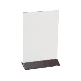 Porte-menu - H 22 x 15 x 7 CM - 0,2 KG - plexiglas - Transparent - 880012