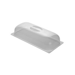 Couvercle Ice - H 7.6 x 36 x 16.5 CM - 0.245 KG - Polycarbonate - Transparent - Modèle en relief - 953946