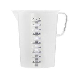 Gobelet de mesure - H 14 CM - 0.07 KG - Ø9 CM - Polypropylène - Transparent - 0.5 Litre - 027001