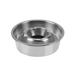Cendrier Terrasse - 0,2 KG - Ø16 CM - inox - 895887