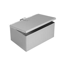 Collecteur de cendres - H 9 x 21 x 14 CM - 1 KG - acier inoxydable - 899100