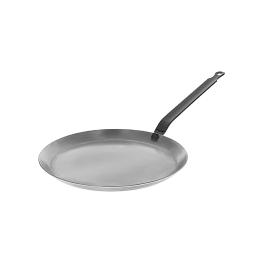 Crêpière - H 1.3 CM - 1.375 KG - Ø26.4 CM - Plaque d'acier - De Buyer - 001025