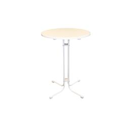 Table de fête - Pliable - Ø 70 Cm Rond - Monaco - Blanc