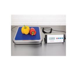 Balance - Numérique - Ø 30 x H 4 x 31 x 30 CM - Acier Inoxydable - Poste de pesée - CD564