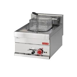 Friteuse - Ligne 650 - Electrique - 10 Litres - H 28 x 40 x 65 CM - 7,5 kW - 400 V - Inox - Gastro M - GL921