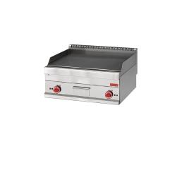 Plancha - Ligne 650 - Electrique - H 28 x 70 x 65 CM - 9 kW - 400 V - Inox - Gastro M - GL918