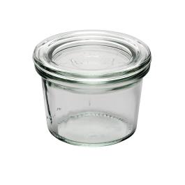 Pot Weck - 8 CL - 12 pièces - Blanc - Ø 6 x H 5,5 CM - Verre - APS - GH386