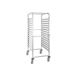 Regaalwagen - H 172 x 77 x 58,5 CM - Acier inoxydable - Vogue - GG499