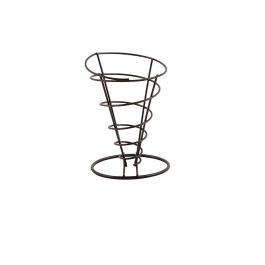 Support sac à copeaux - Noir - Ø 11,5 x H 17,5 CM - Inox - Olympia - CL319