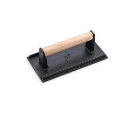 Presse à viande - H 6,5 x 21 x 11 CM - Fonte/Bois - Deglon Sabatier - CF237