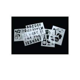 Gabarits ardoise - 5 pièces - H 32 x 2,2 x 0,5 CM - Securit - E287