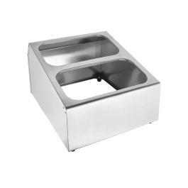 Bac gastronorme - H 35,5 x 35 x 42 CM - Inox - Vogue - CP541