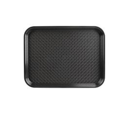Plateau - Noir - H 2 x 34,5 x 26,5 CM - Plastique - Olympia - DP216