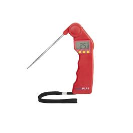 Thermomètre - Numérique - Rouge - Plastique - Hygiplas - CF913