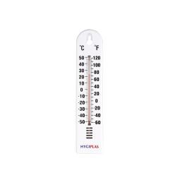 Thermomètre mural - Analogique - H 27 x 6 x 1,5 CM - Plastique - Hygiplas - J228
