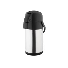 Carafe à pompe - 2,5 Litre - Ø 15 x H 33,2 CM - Inox/Polypropylène - Olympia - DL165