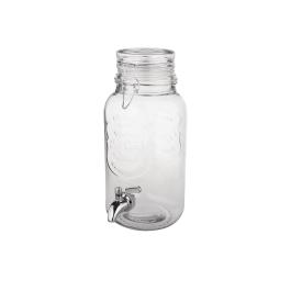 Distributeur de boissons froides - 3,6 Litre - H 32,5 x 19,5 x 14,5 CM - Verre - Olympia - CN680