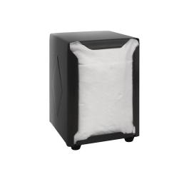Distributeur de serviettes - Noir - H 12 x 9 x 10,7 CM - Inox - Olympia - CN753