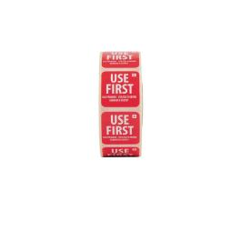 Etiquettes de durée de conservation - "Use First" - 1000 pièces - Ø 2,5 CM - Vogue - E149