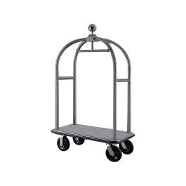 Chariot de transport - 0,85 Litre - H 191 x 112 x 61 CM - Inox - Bolero - CF132