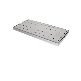 Grille goutte à goutte - 40 x 20 CM - Inox - Olympia - DM219