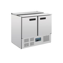 Saladette - 240 Litre - 2 portes - H 88,5 x 90 x 70 CM - 230 V - Polar - G606