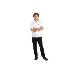Veste de Chef - Unisexe - Blanc - H 35 x 28 CM - Polyester/Coton - Vêtement Blancs Chefs - DL711