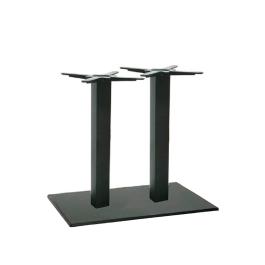 Socle de table - Double - Noir - Fonte - G-Line