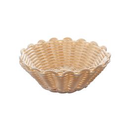 Corbeille à pain - H 6.5 CM - 0.08 KG - Ø18 CM - Polypropylène - Beige - 125040
