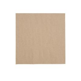 Serviettes déjeuner - 2000 pièces - Marron - 33 x 33 CM - Fiesta - FE226