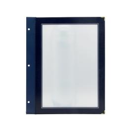 Carte de menu - A4 - Bleu - Bois/Polypropylène - L 32,4 x P 26,5 CM - Securit