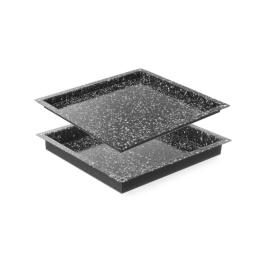 Bac gastronorme émaillé GN 2/3 - H 4 X 32,5 X 34,5 CM - Hendi - 890349