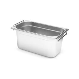 Plateau gastronorme 1/3 - inox - H 15 X 17,6 X 32,5 CM - Hendi - 817445