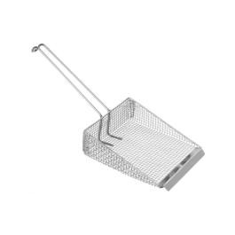Cuillère à frites - Acier inoxydable - H 15 x 17,5 x 33,5 cm - Hendi - 642603