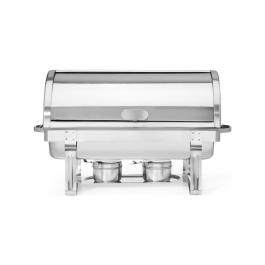 Chafing dish Rolltop Gastronorm 1/1 - Acier inoxydable 18 0 - H 40 x 34 x 59 cm - Hendi - 470206