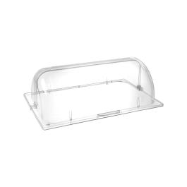 Hotte de présentation enroulable - Polycarbonate - H 18 X 33 X 54 CM - Hendi - 427507