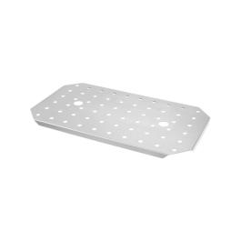 Plaquettes perforées Gastronorm - Acier inoxydable - GN 2/3 - Hendi - 806296