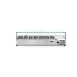 Vitrine encastrable GN 1/4 - inox - H 43 X 33,5 X 150,5 CM - Arktic - 232910
