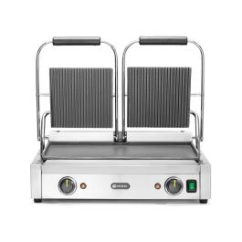 Grille de contact - version double - inox - H 21 X 37 X 57 CM - Hendi - H263808