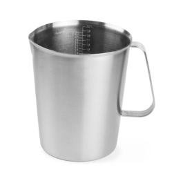 Gobelet à mesurer en acier inoxydable - acier inoxydable 1810 - H 17 X 14 X 18,5 CM - Hendi - H516300