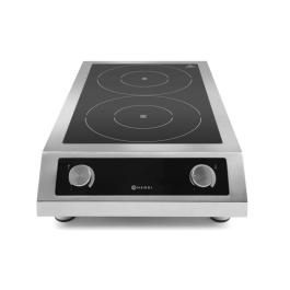 Plaque de cuisson à induction modèle 7000 - inox - H 14,5 X 69,8 X 40,5 CM - Hendi - 239346